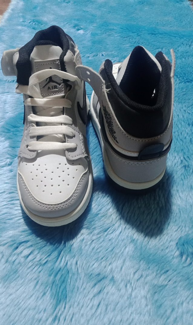 Gri Beyaz Erkek Çocuk Spor Ayakkabı - Görsel 3