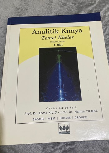 Analitik Kimya Temel İlkeler 1. Cilt