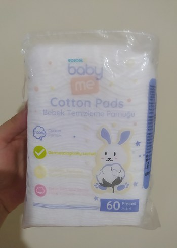 hediyeli Baby Me Bebek Temizleme Pamuğu 60'lı