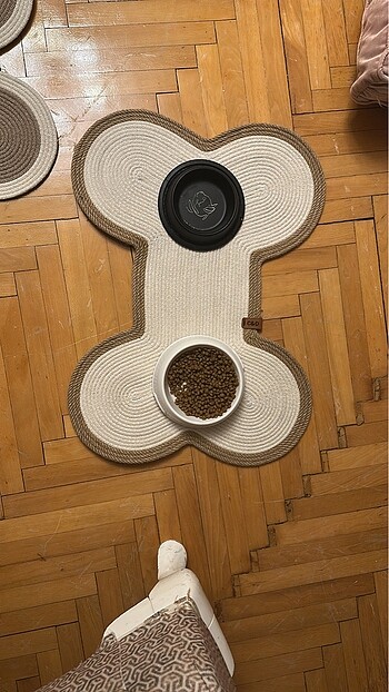 Kemik model köpek mama paspası - Görsel 3