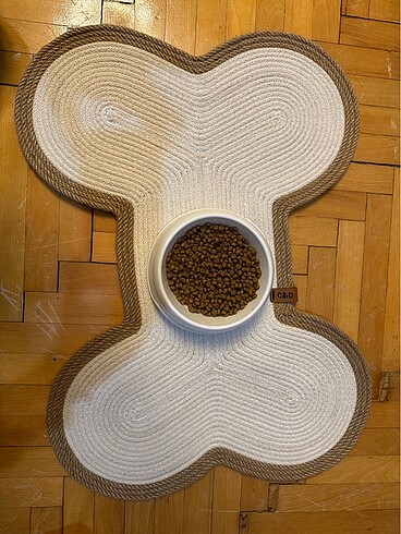 Kemik model köpek mama paspası - Görsel 7