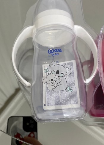 Renkli Pembe Bebek Biberonları 2'li Set - Görsel 2