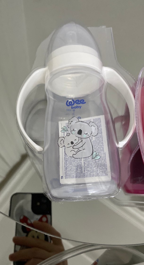 Renkli Pembe Bebek Biberonları 2'li Set - Görsel 2