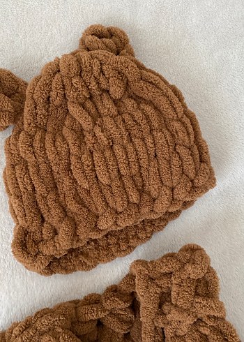 0/3 aylık yelek şapka takım - Görsel 4