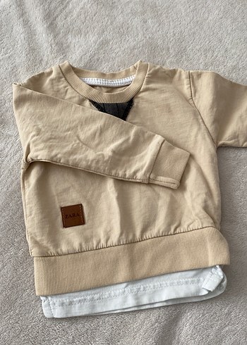 Bej Erkek Çocuk Sweatshirt - Görsel 3