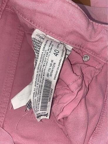 40 Beden pembe Renk Stradivarius Jean