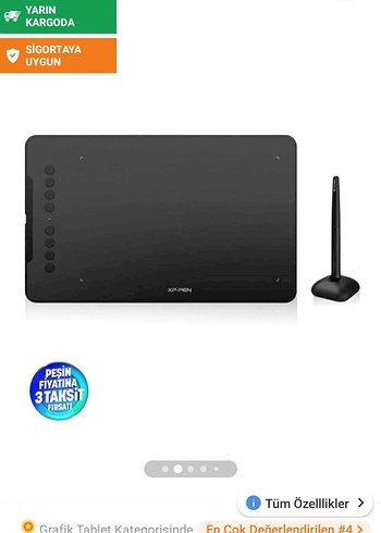 Xp pen Siyah Grafik Tablet