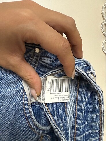 26 Beden mavi Renk Mavi jeans