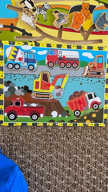  Beden Renk Ahşap puzzle seti