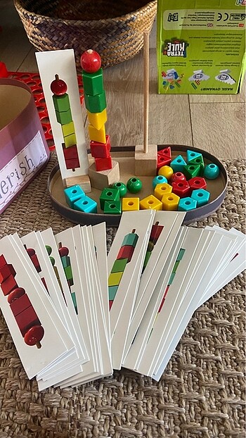 Ahşap puzzle motor becerilerini geliştiren oyuncak