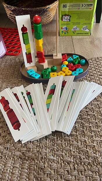 Diğer Ahşap puzzle motor becerilerini geliştiren oyuncak