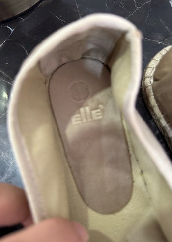 Elle Bej Süet Kadın Espadril Topuk elle marka