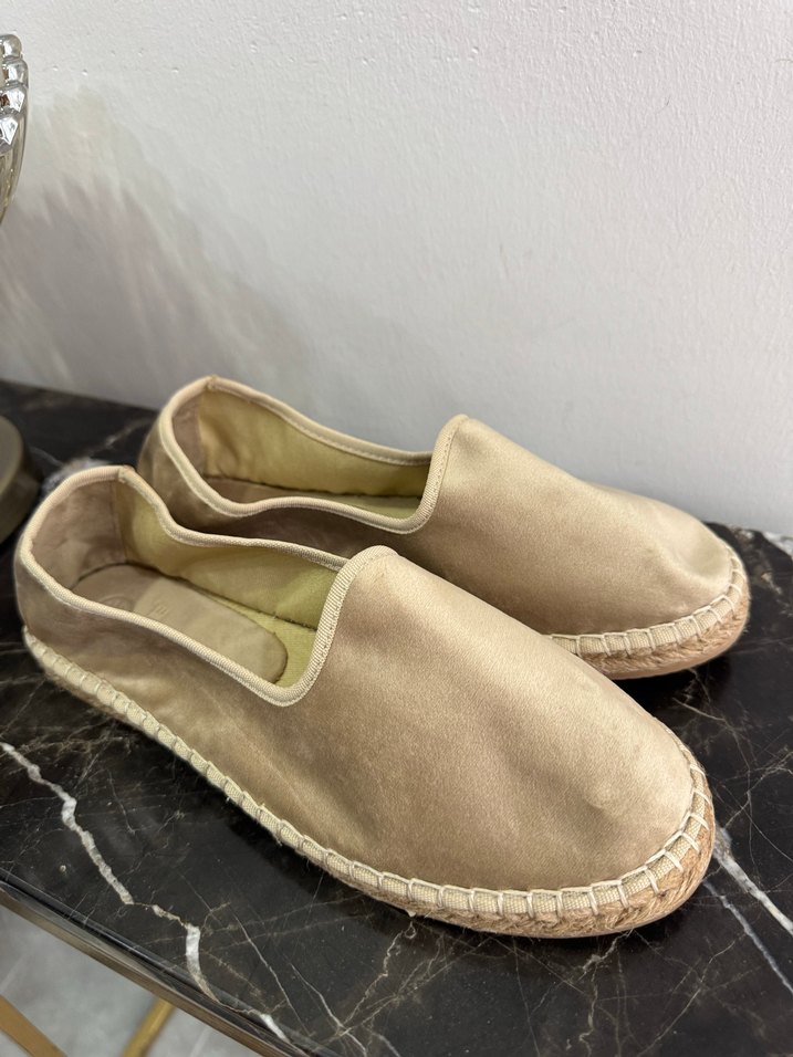 Bej Süet Kadın Espadril  Topuk elle marka - Görsel 5