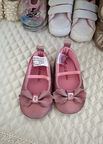 Pembe Fırfırlı Kız Babet Ayakkabı