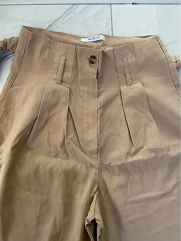 m Beden Camel rengi kumas pantalon