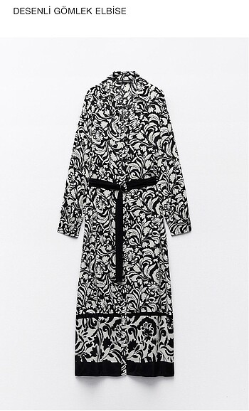 ZARA ETİKETLİ GÖMLEK ELBİSE XS BEDEN