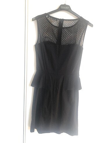 xs Beden siyah Renk HOME STORE XS PEPLUM ELBİSE