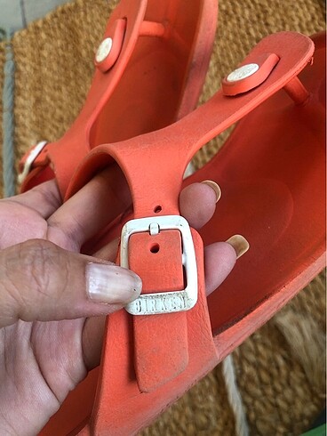 37 Beden turuncu Renk BIRKENSTOCK TERLİK 37 num