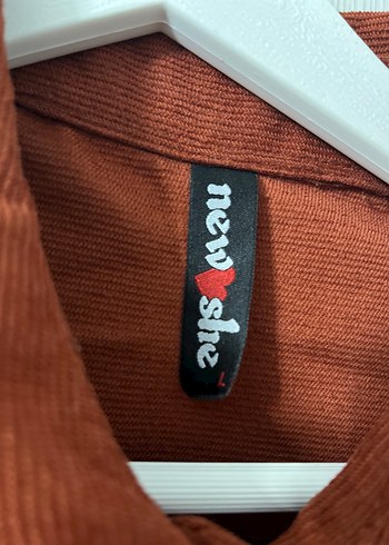 Kadın Kahverengi Keten Düğmeli Gömlek - Görsel 4