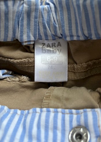 Düğmeli Bej kız çocuk şort - Görsel 2