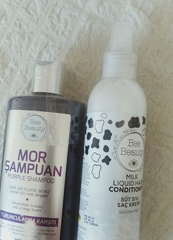Bee Beauty Mor sampuan ve sprey sac bakim sutu