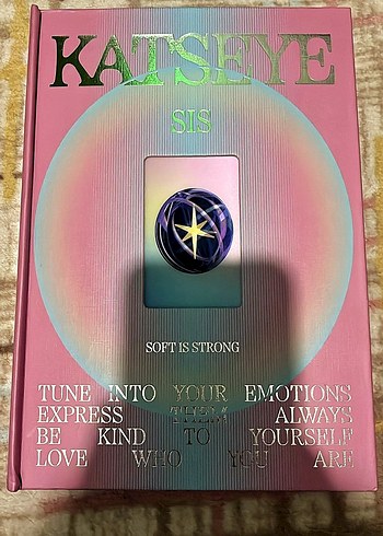 Katseye - Sis Target Albüm CD Photocard PC Soft is Strong SIS