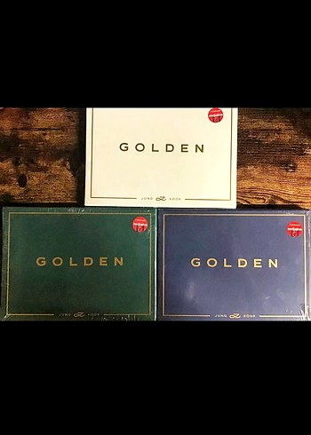 Jung Kook - Golden Target Albüm CD Random BTS PC Photocard
