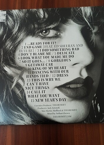 Diğer taylor swift - reputation plak picture disc