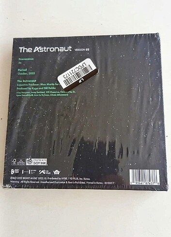 Diğer Jin - The Astronaut Vers 2 Target Albüm CD BTS Photocard PC