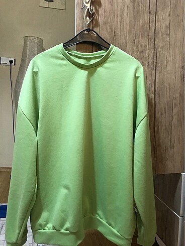 Fıstık yeşili sweat