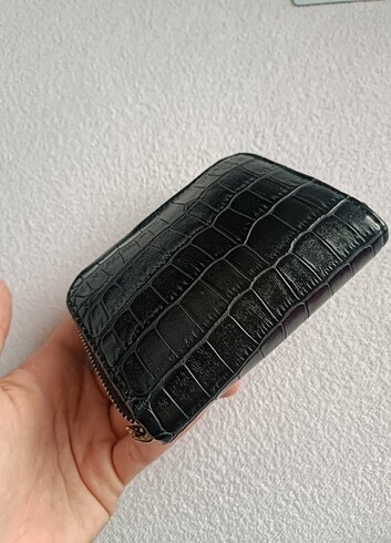  Beden siyah Renk Kullanışlı timsah desenli cüzdan 