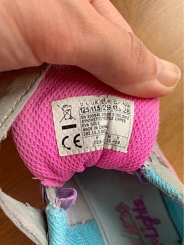 29 Beden mavi Renk Skechers kız çocuk ayakkabı