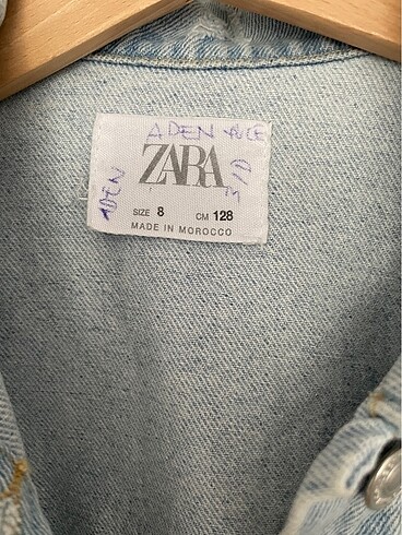 8 Yaş Beden Zara kot ceket
