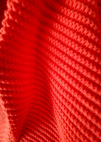 Kadın portakal renk Triko Uzun Kollu Kazak - Görsel 5