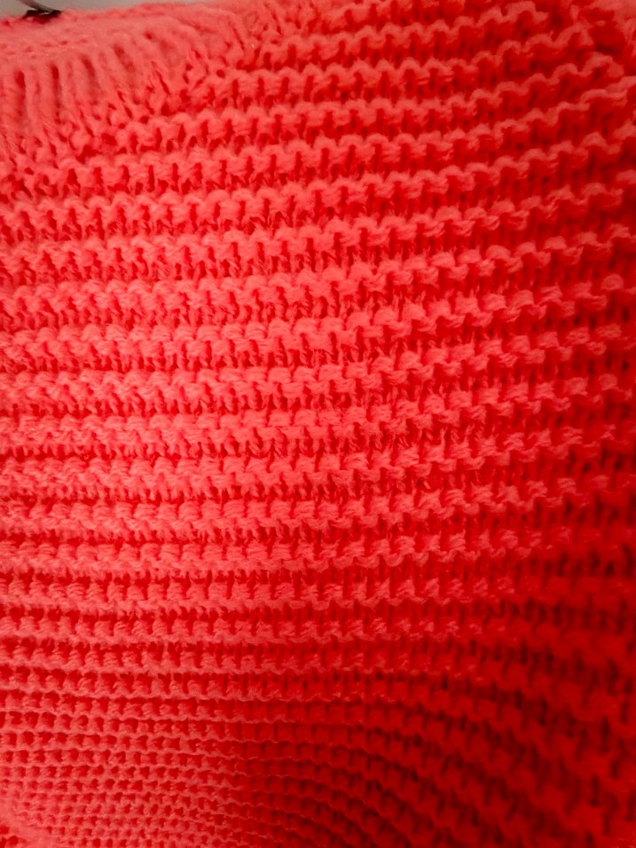 Kadın portakal renk Triko Uzun Kollu Kazak - Görsel 2