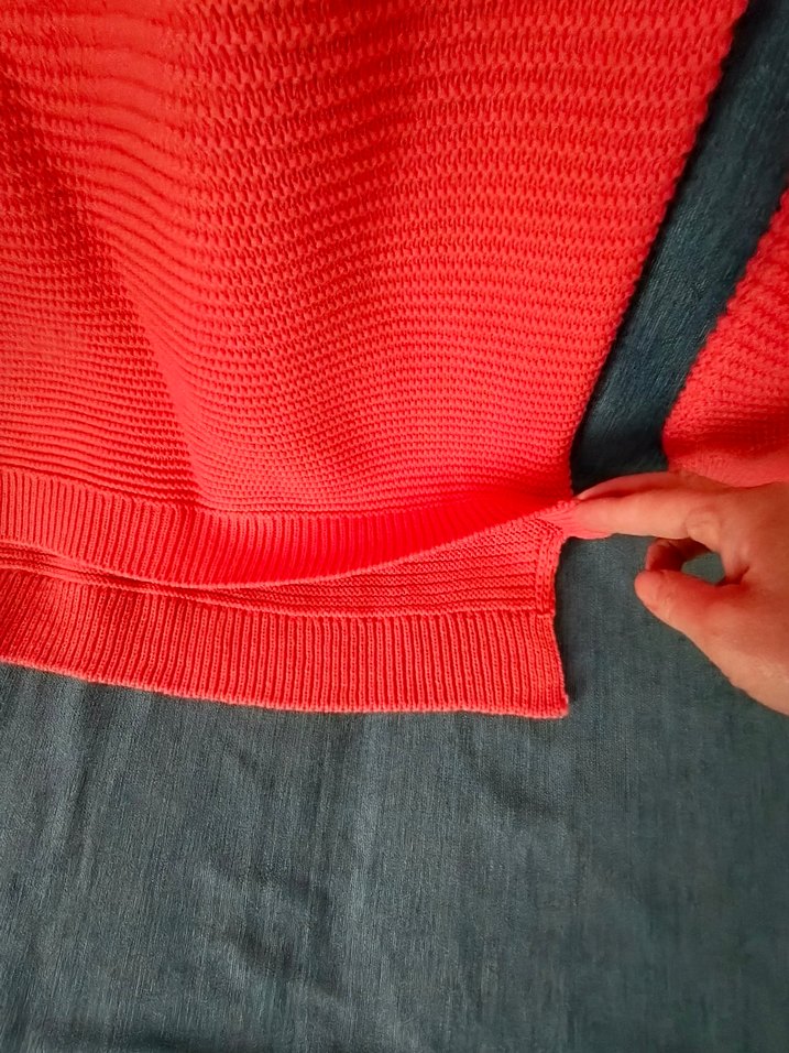 Kadın portakal renk Triko Uzun Kollu Kazak - Görsel 4