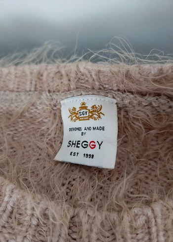 Bej Bohem Tarzı Kadın Örgü Kazak - Görsel 2