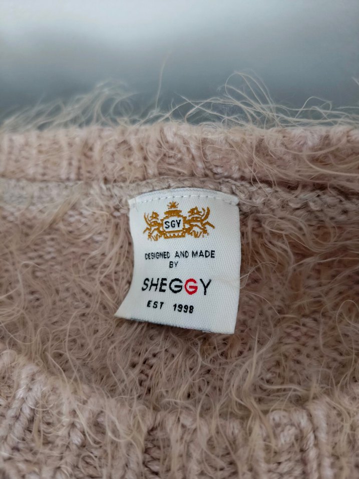 Bej Bohem Tarzı Kadın Örgü Kazak - Görsel 2