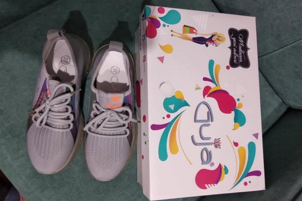 Gri Kadın Spor Ayakkabı, no 37 - Görsel 4