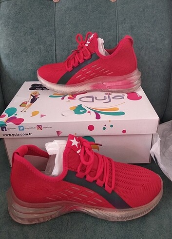37 Beden kırmızı Renk Guja kadın spor ayakkabı 