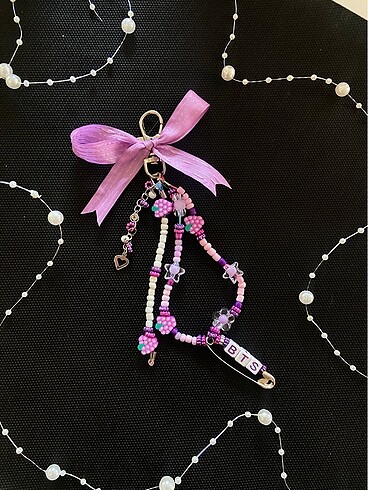  Beden Bts ?ı purple you? concept charm/anahtarlık