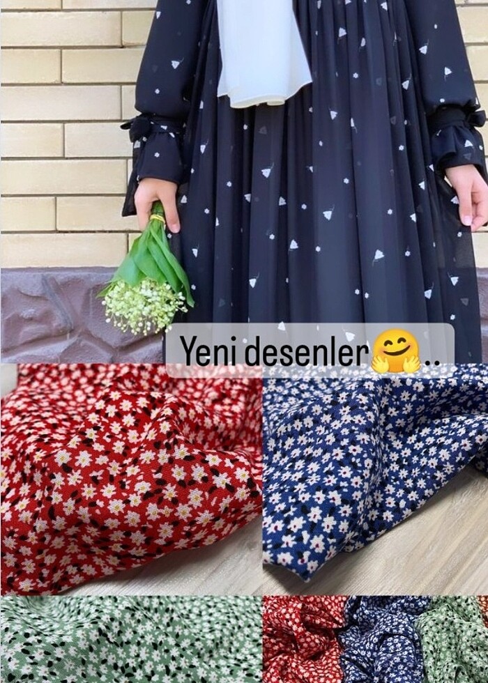 Robalı elbise - Görsel 5