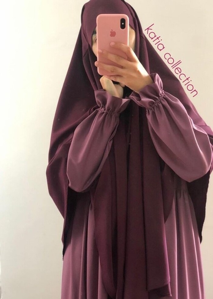 Tesettür elbise robalı elbise - Görsel 5