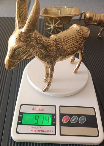 Beden pirinç eşek Parlak Altın Renkli Eşek Biblosu