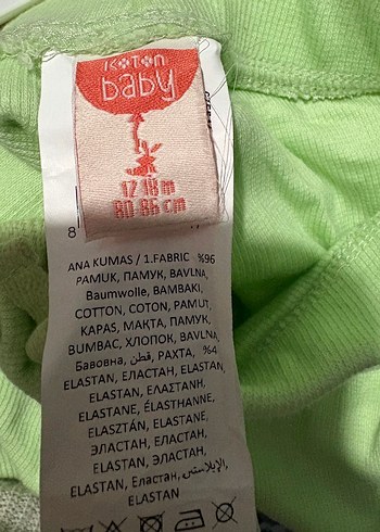 Koton Yeşil Basic Tayt - Görsel 5