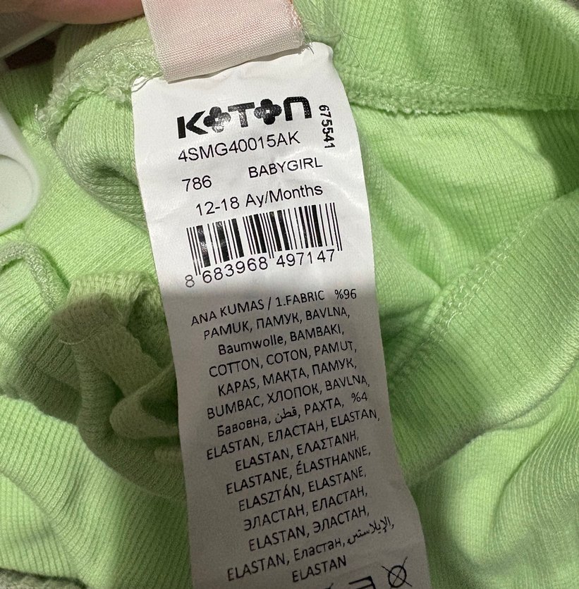 Koton Yeşil Basic Tayt - Görsel 4