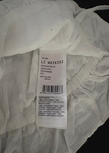 LCW Baby Beyaz Fiyonk Detaylı Kız Bebek Şapka - Görsel 4