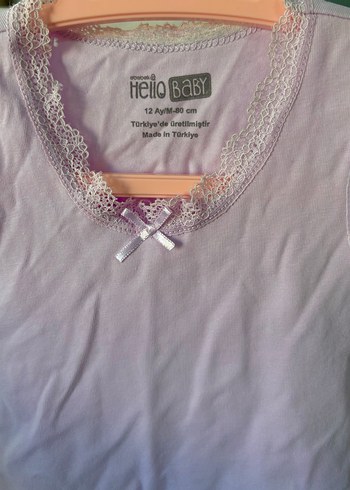 Dantelli lila zıbın - Görsel 3