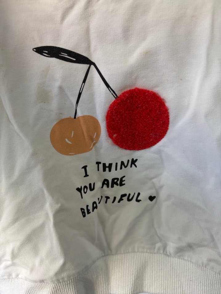 Boyner Beyaz Pamuklu Sweatshirt - Görsel 4