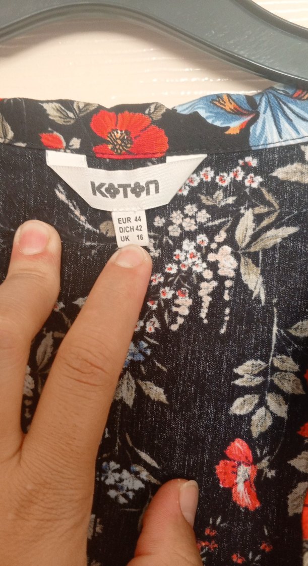 Çiçek Desenli Uzun Bohem Elbise - Görsel 5